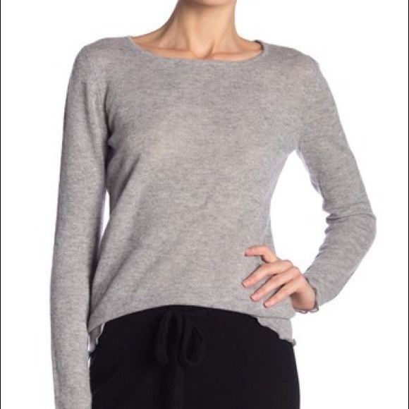 MBY MAGASCHONI Lettuce Edge Solid Cashmere Sweater - Picture 1 of 2